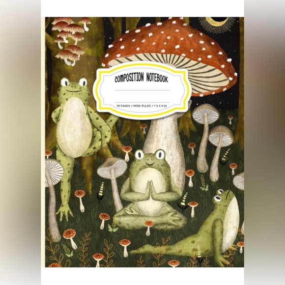 Frog Yoga Composition Book, NWOT - Picture 1 of 7